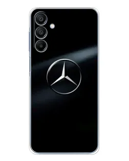 Чохол для Samsung Galaxy A16 5G з картинкою «Mercedes на металі»