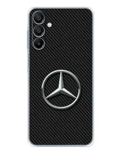 Чохол для Samsung Galaxy A16 5G з картинкою «Карбоновий Mercedes стиль»
