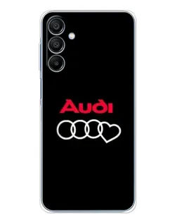 Чохол для Samsung Galaxy A16 5G з картинкою «Логотип Audi Heart» Чохол для Samsung Galaxy A16 5G з картинкою «Логотип Audi Heart»