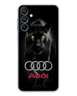 Чохол для Samsung Galaxy A16 5G з картинкою «Пантера та Audi»