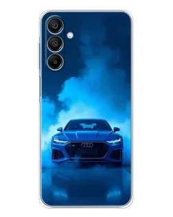 Чохол для Samsung Galaxy A16 5G з картинкою «Audi — блакитна енергія»