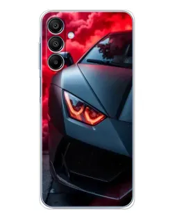 Чохол для Samsung Galaxy A16 5G з картинкою «Lamborghini червоне сяйво» Чохол для Samsung Galaxy A16 5G з картинкою «Lamborghini червоне сяйво»