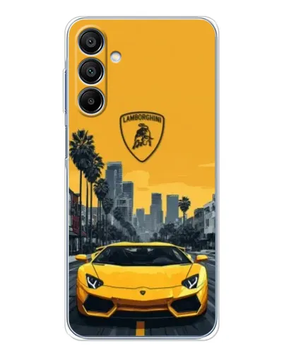 Чохол для Samsung Galaxy A16 5G з картинкою «Жовтий Lamborghini місто» Чохол для Samsung Galaxy A16 5G з картинкою «Жовтий Lamborghini місто»