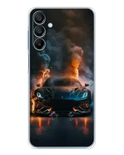 Чохол для Samsung Galaxy A16 5G з картинкою «Lamborghini димна естетика»