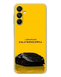 Чохол для Samsung Galaxy A16 5G з картинкою «Lamborghini Huracan чорний»