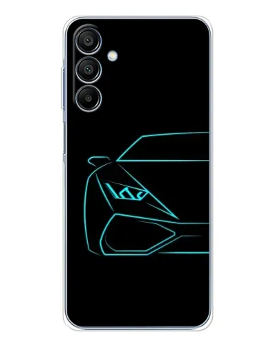 Чохол для Samsung Galaxy A16 5G з картинкою «Блакитний силует Lamborghini» Чохол для Samsung Galaxy A16 5G з картинкою «Блакитний силует Lamborghini»