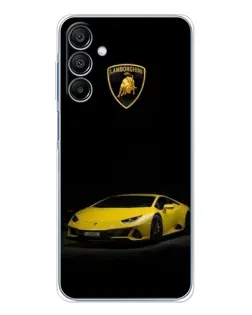Чохол для Samsung Galaxy A16 5G з картинкою «Lamborghini жовтий акцент»
