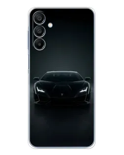 Чохол для Samsung Galaxy A16 5G з картинкою «Чорний Lamborghini Aventador»