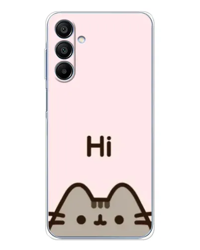 Чохол для Samsung Galaxy A16 5G з картинкою «Пушин каже Hi»