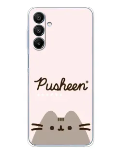 Чохол для Samsung Galaxy A16 5G з картинкою «Pusheen логотип»
