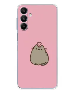 Чохол для Samsung Galaxy A16 5G з картинкою «Pusheen серце»