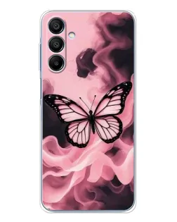 Чохол для Samsung Galaxy A16 5G з картинкою «Метелик у диму»