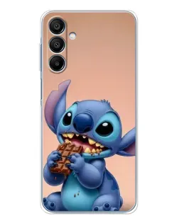 Чохол для Samsung Galaxy A16 5G з картинкою «Стіч їсть шоколад»