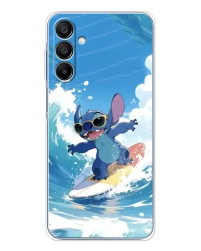Чехол для Samsung Galaxy A16 5G с картинкой «Стич на волне»