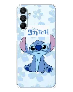Чохол для Samsung Galaxy A16 5G з картинкою «Stitch серед квітів»
