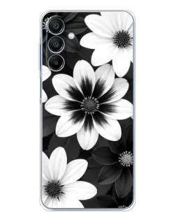 Чохол для Samsung Galaxy A16 5G з картинкою «Монохромні айстри»