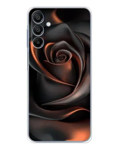 Чохол для Samsung Galaxy A16 5G з картинкою «Шовкова чорна троянда»