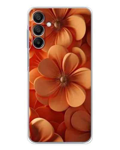 Чохол для Samsung Galaxy A16 5G з картинкою «Помаранчева макро квітка»