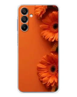 Чохол для Samsung Galaxy A16 5G з картинкою «Помаранчеві гербери»