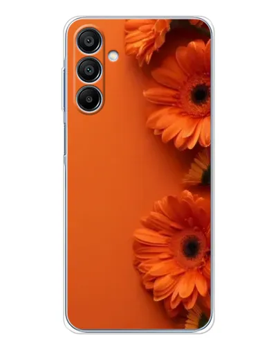 Чохол для Samsung Galaxy A16 5G з картинкою «Помаранчеві гербери»