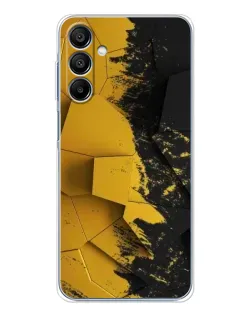 Чохол для Samsung Galaxy A16 5G з картинкою «Золоті уламки геометрії»