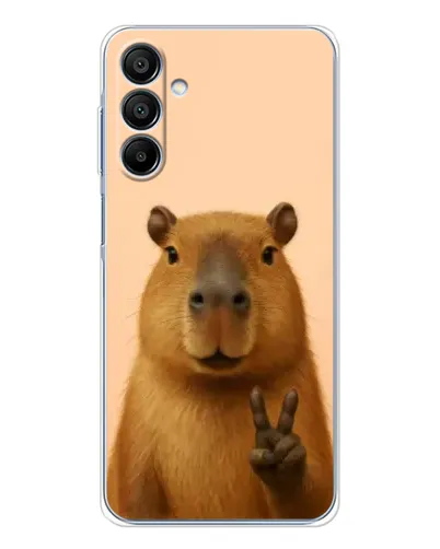 Чохол для Samsung Galaxy A16 5G з картинкою «Капібара вікторія»