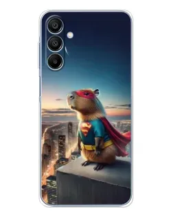 Чехол для Samsung Galaxy A16 5G с картинкой «Капи-мен супергерой»
