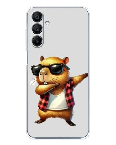 Чохол для Samsung Galaxy A16 5G з картинкою «Капібара репер даб»