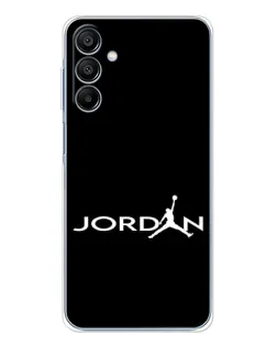 Чехол для Samsung Galaxy A16 с картинкой «Jordan White Logo»