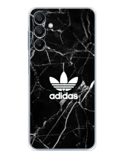 Чехол для Samsung Galaxy A16 с картинкой «Белый мрамор Adidas»
