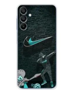 Чехол для Samsung Galaxy A16 с картинкой «Спортивный арт Nike»