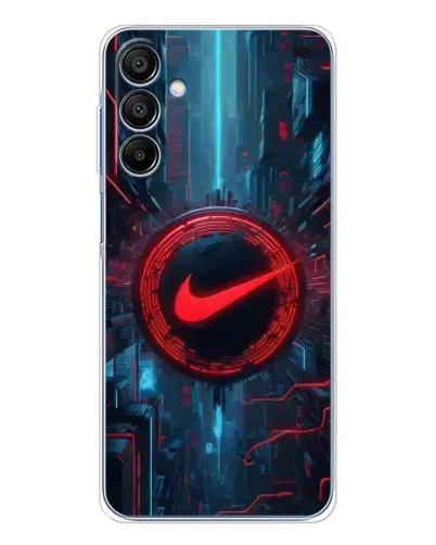 Чехол для Samsung Galaxy A16 с картинкой «Техногенный стиль Nike»