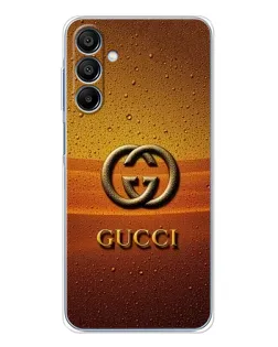 Чехол для Samsung Galaxy A16 с картинкой «Gucci — солнечный градиент» Чехол для Samsung Galaxy A16 с картинкой «Gucci — солнечный градиент»