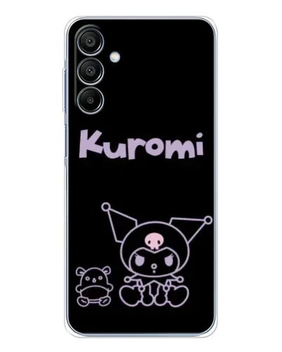 Чехол для Samsung Galaxy A16 с картинкой «Kuromi — черный минимализм» Чехол для Samsung Galaxy A16 с картинкой «Kuromi — черный минимализм»