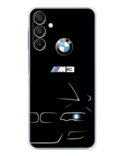Чехол для Samsung Galaxy A16 с картинкой «Минималистичный принт BMW M3»
