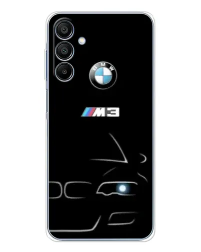 Чехол для Samsung Galaxy A16 с картинкой «Минималистичный принт BMW M3» Чехол для Samsung Galaxy A16 с картинкой «Минималистичный принт BMW M3»
