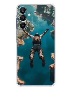 Чехол для Samsung Galaxy A16 с картинкой «PUBG — свободное падение»