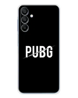Чехол для Samsung Galaxy A16 с картинкой «PUBG — белый логотип»