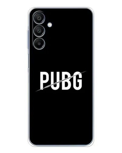 Чехол для Samsung Galaxy A16 с картинкой «PUBG — белый логотип»