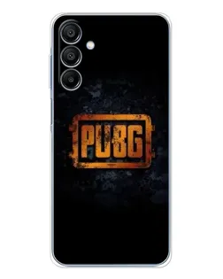 Чехол для Samsung Galaxy A16 с картинкой «PUBG — золотой логотип»