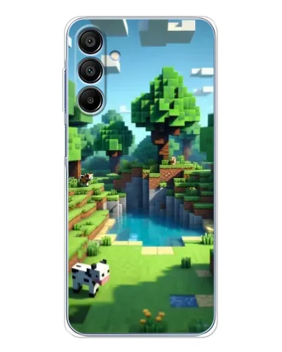 Чехол для Samsung Galaxy A16 с картинкой «Minecraft летний день»