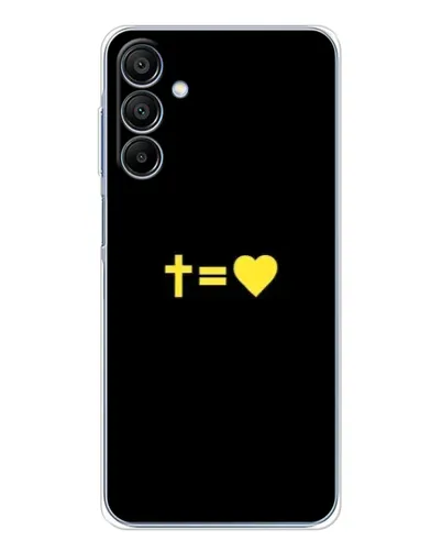 Чехол для Samsung Galaxy A16 с картинкой «Сердце и Крест» Чехол для Samsung Galaxy A16 с картинкой «Сердце и Крест»