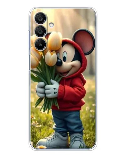 Чехол для Samsung Galaxy A16 с картинкой «Микки с тюльпанами» Чехол для Samsung Galaxy A16 с картинкой «Микки с тюльпанами»