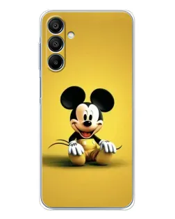 Чехол для Samsung Galaxy A16 с картинкой «Микки на желтом»
