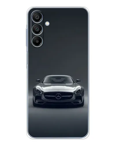 Чехол для Samsung Galaxy A16 с картинкой «Mercedes на черном»