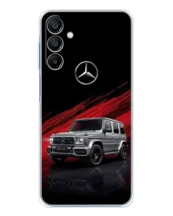 Чехол для Samsung Galaxy A16 с картинкой «Mercedes G-Class красный»