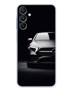 Чехол для Samsung Galaxy A16 с картинкой «Свет фар Mercedes»