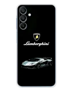Чехол для Samsung Galaxy A16 с картинкой «Логотип Lamborghini классика»