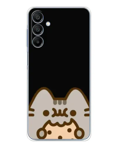 Чехол для Samsung Galaxy A16 с картинкой «Пушин на черном» Чехол для Samsung Galaxy A16 с картинкой «Пушин на черном»