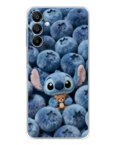 Чехол для Samsung Galaxy A16 с картинкой «Стич и голубика»